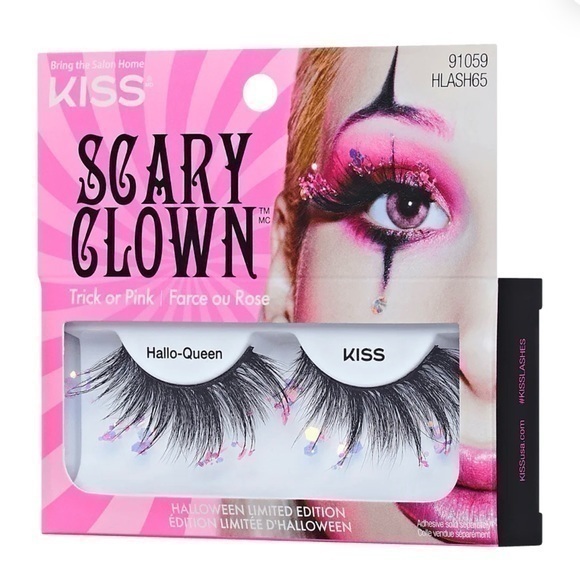 Kiss hallo-queen scary clown lashes-91059 - Picture 1 of 3